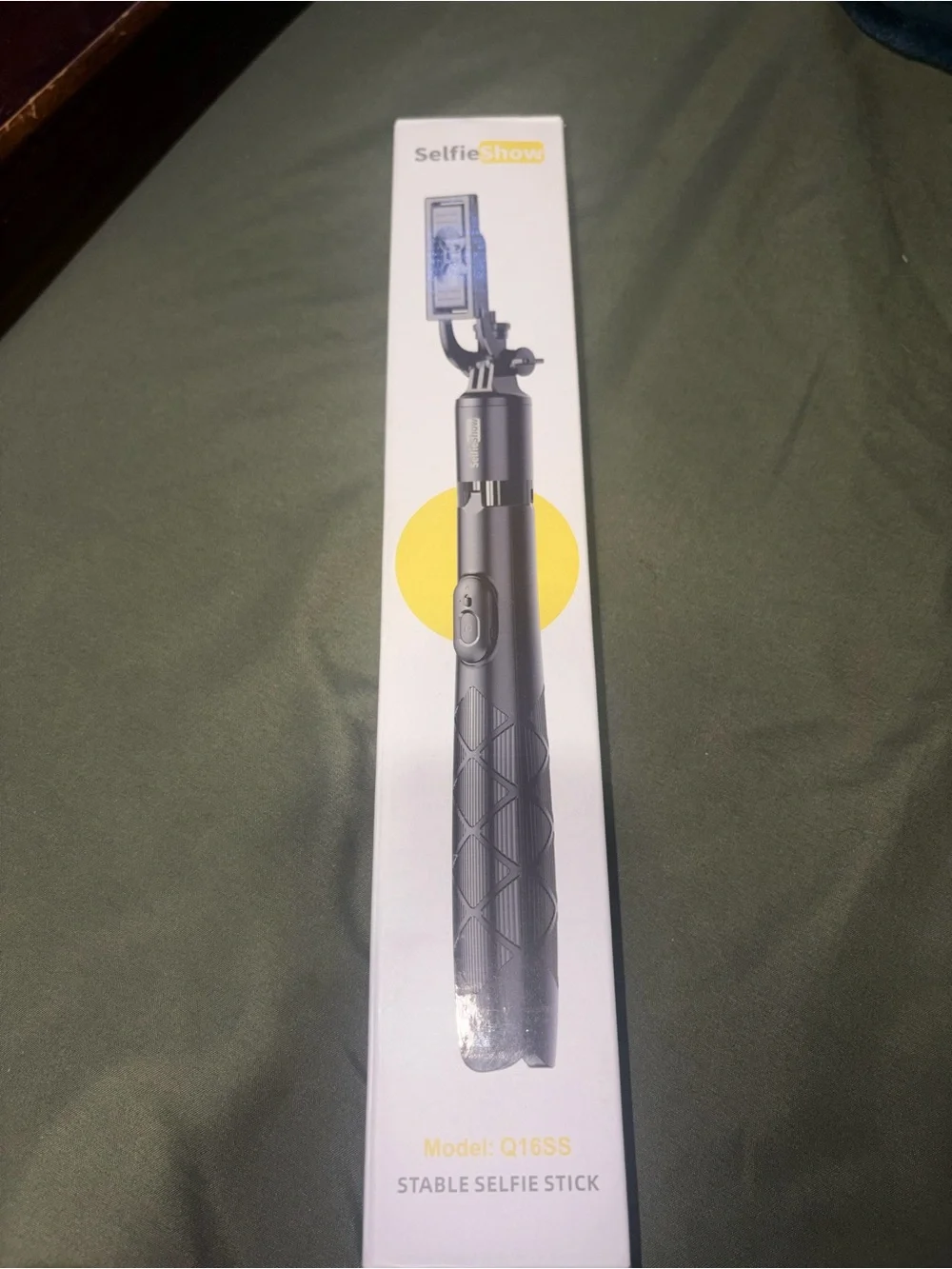 SelfieShow Gray Stable Selfie Stick - Compact Bluetooth Monopod